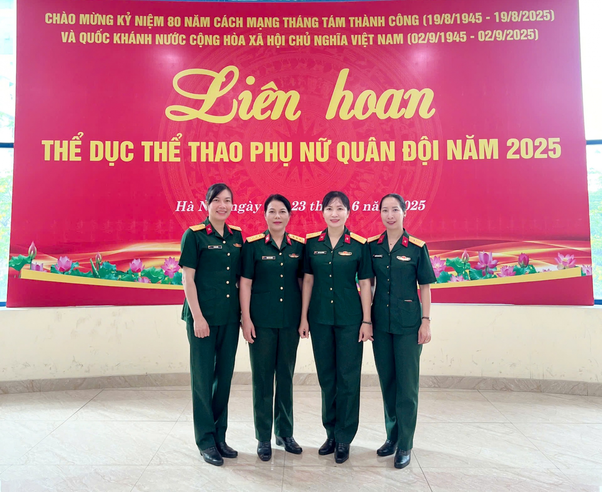 Đội tuyển Học viện Lục quân tham gia Liên hoan 

