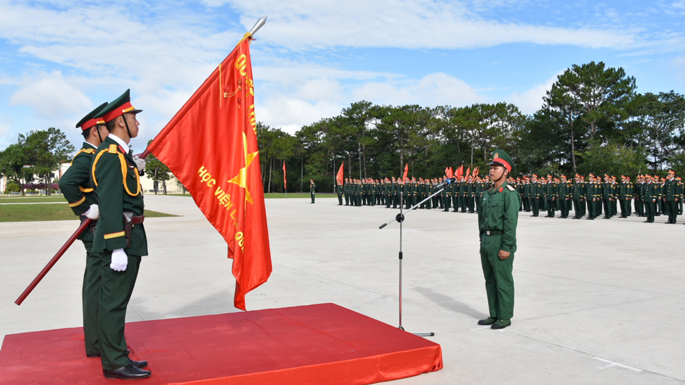 Học viện Lục quân: Công tác quản lý và huấn luyện chiến sĩ mới đạt nhiều kết quả nổi bật