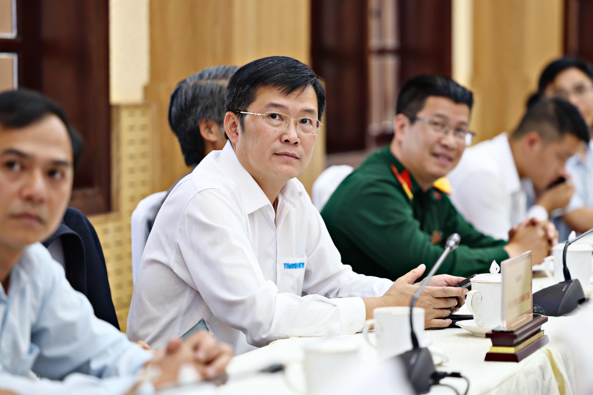 Các nhà báo thường trú trên địa bàn tỉnh Lâm Đồng tham dự lễ