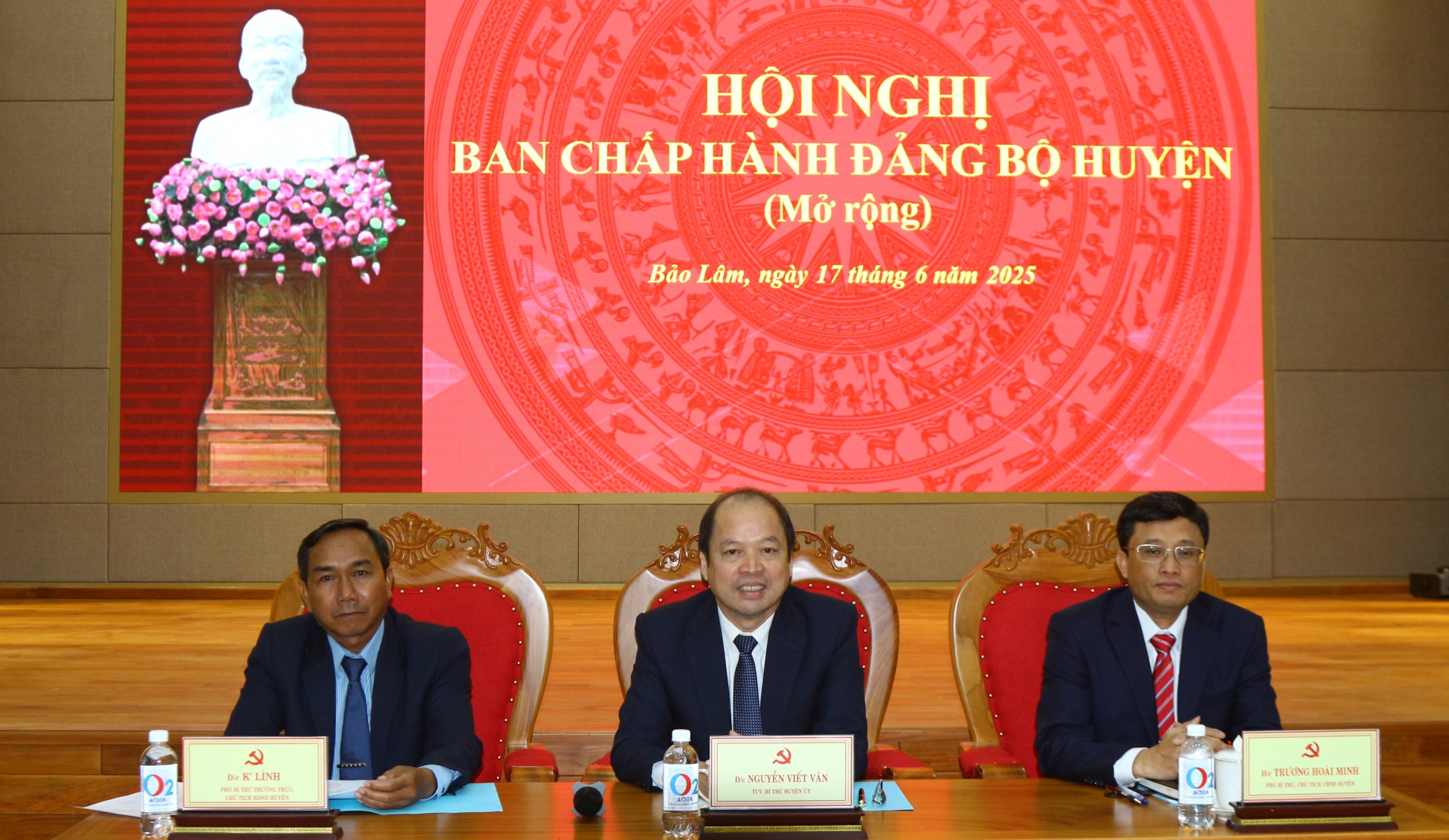 Tổ chức Hội nghị Ban Chấp hành Đảng bộ huyện Bảo Lâm (mở rộng)