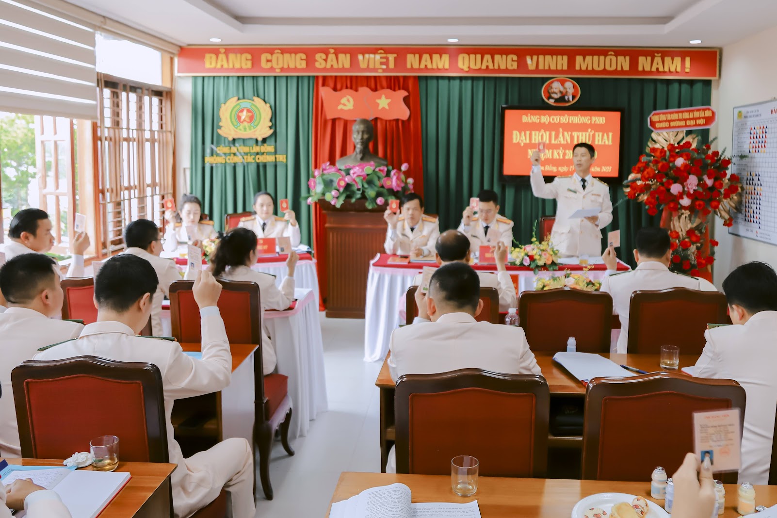 Quang cảnh Đại hội Phòng Công tác chính trị