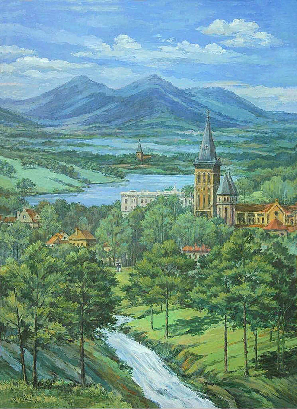Tác phẩm Đà Lạt - Lang Biang