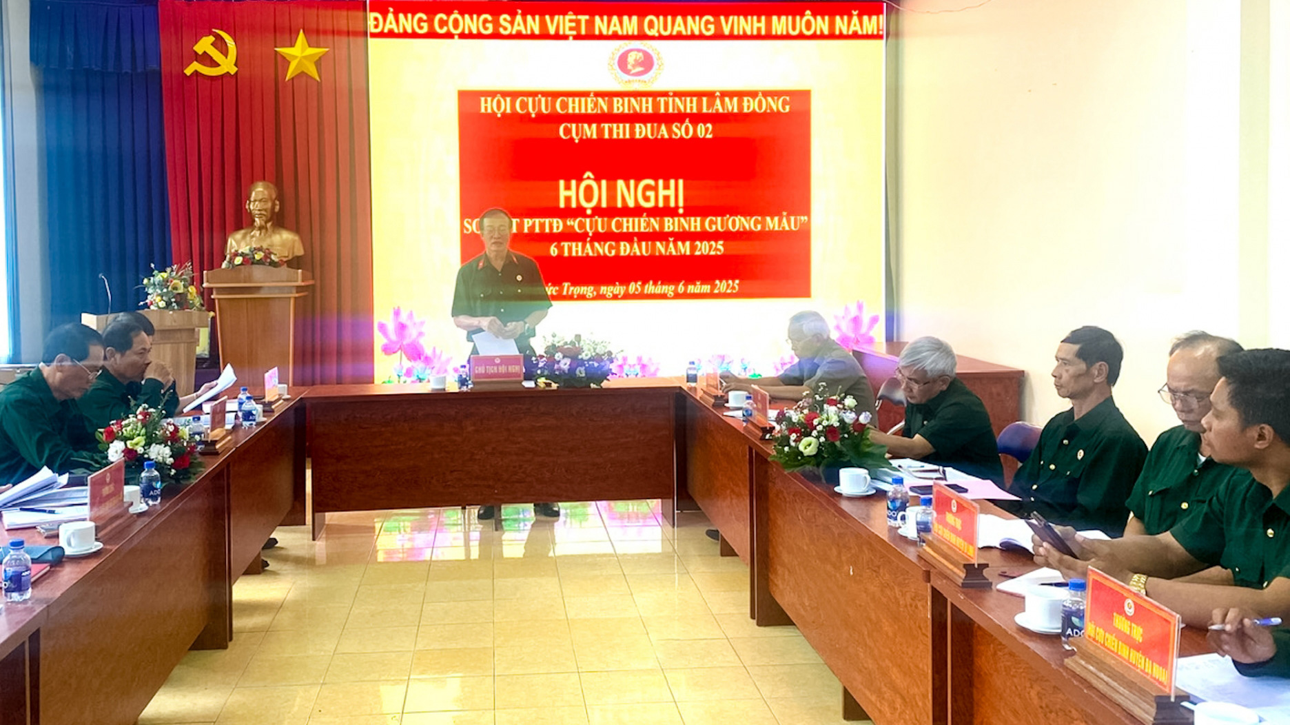 Cụm thi đua số 2 Hội CCB tỉnh đạt nhiều kết quả nổi bật 6 tháng đầu năm