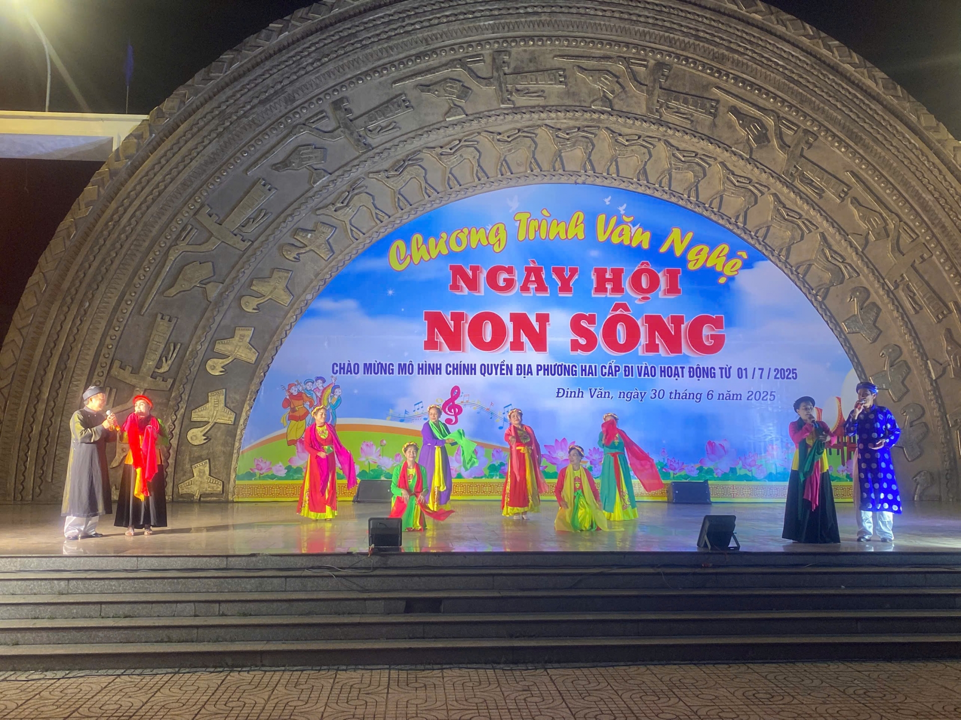 Nhiều tiết mục mang đậm dấu ấn quan họ