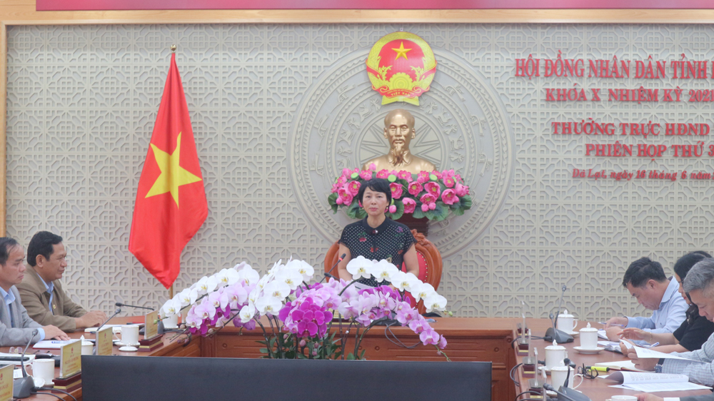 Thường trực HĐND tỉnh Lâm Đồng họp phiên thứ 32