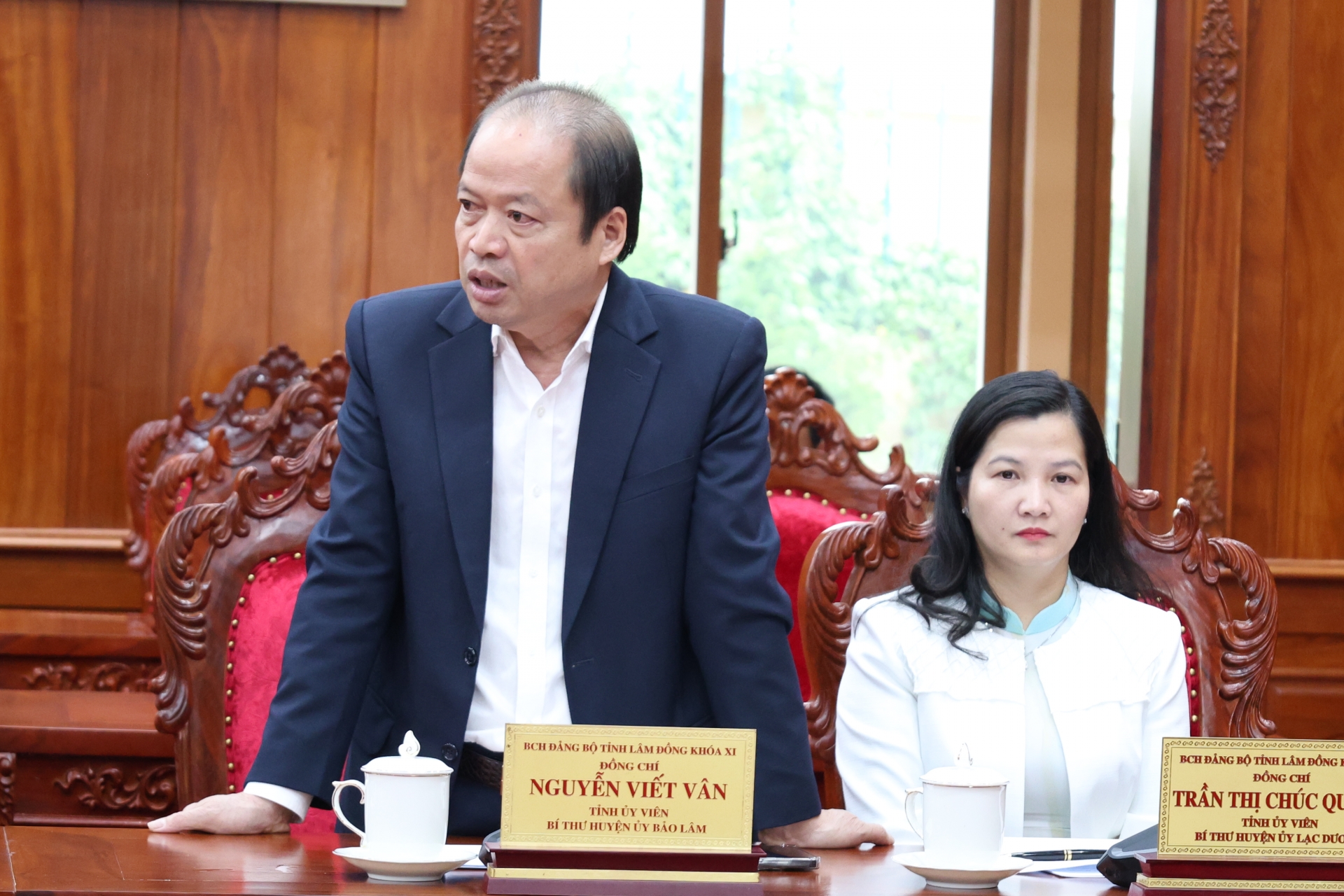 Nguyễn Viết Vân - Bí thư Huyện ủy Bảo Lâm 