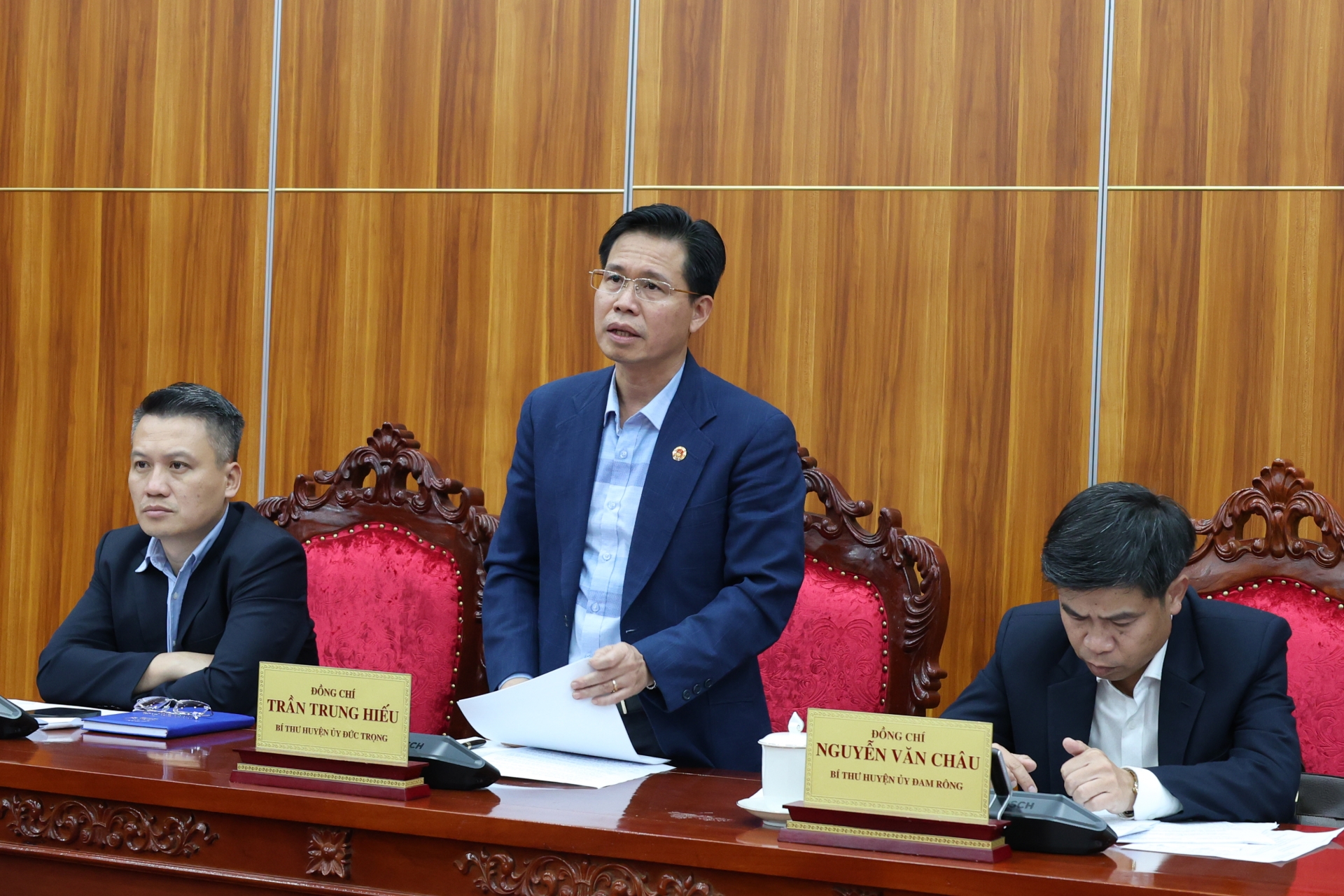 Nguyễn Trung Hiếu - Bí thư Huyện ủy Đức Trọng 