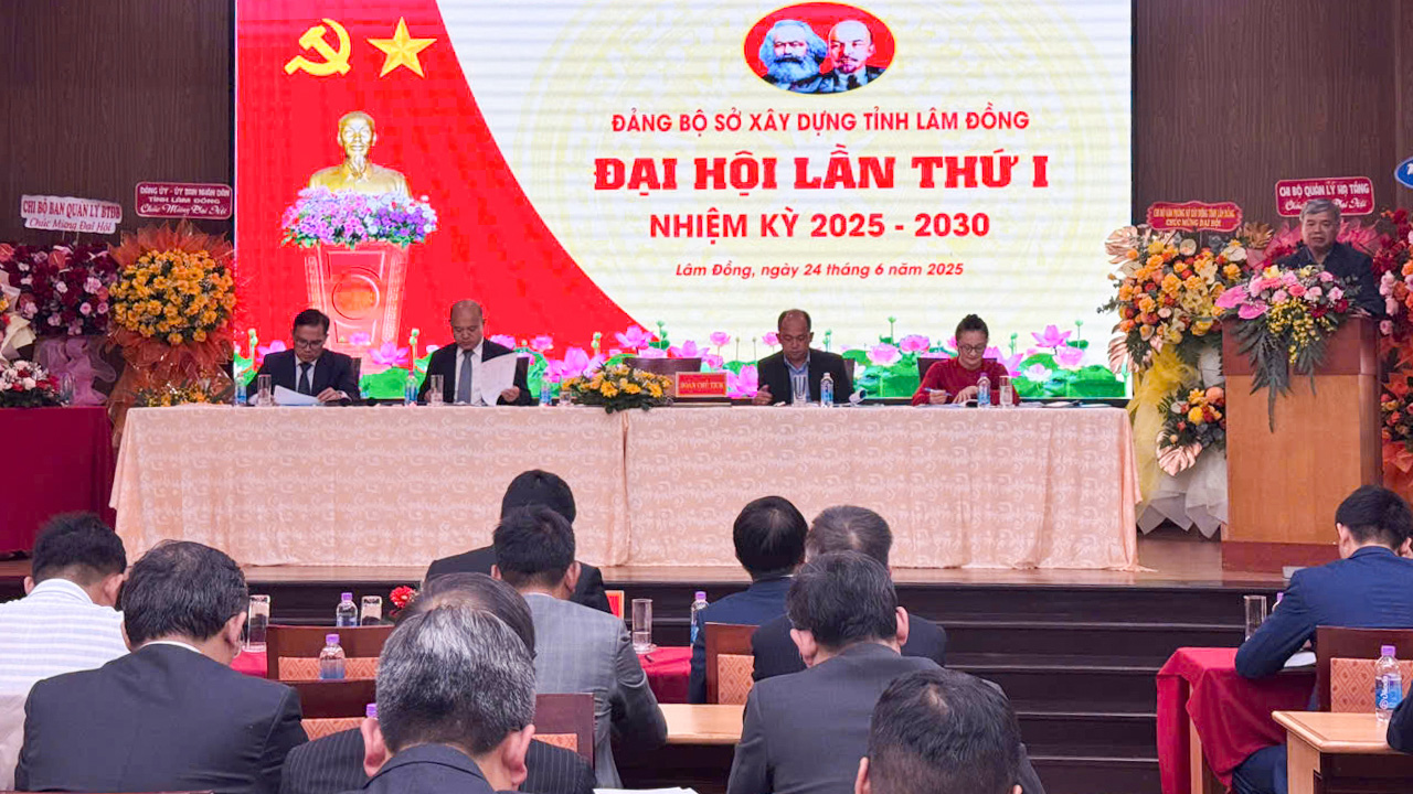 Đại hội Đảng bộ Sở Xây dựng Lâm Đồng lần thứ I thành công tốt đẹp, định hướng phát triển cho giai đoạn mới