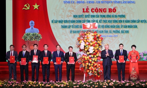 Video: Lễ công bố tỉnh Lâm Đồng mới