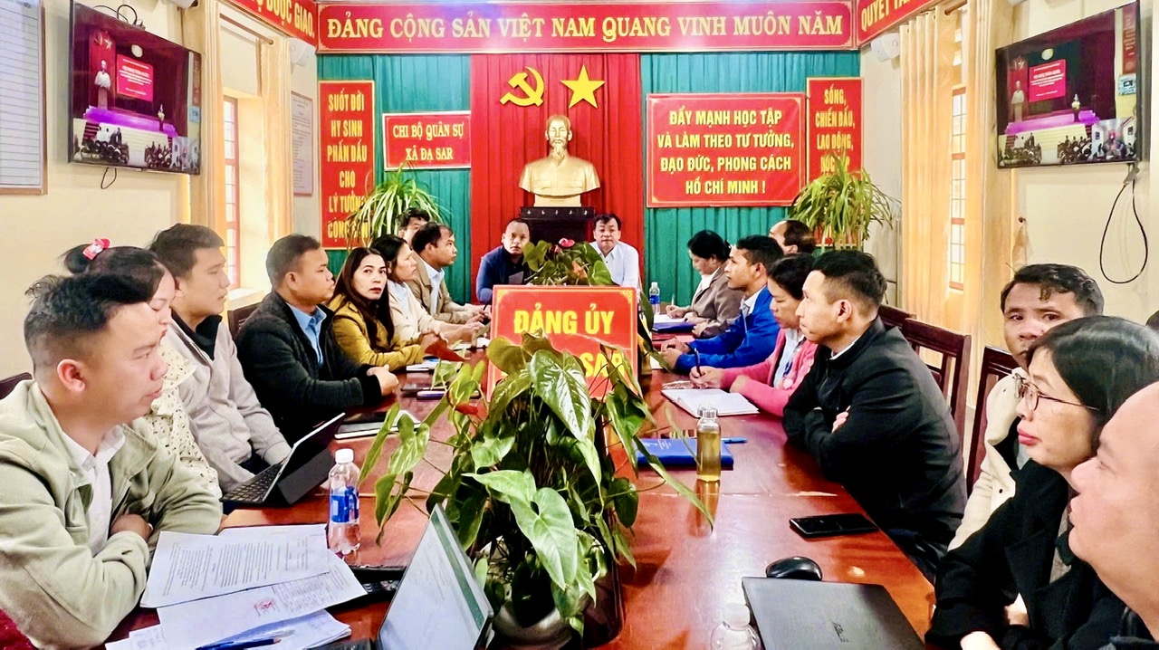 Hội nghị được kết nối trực tuyến đến các xã vùng sâu