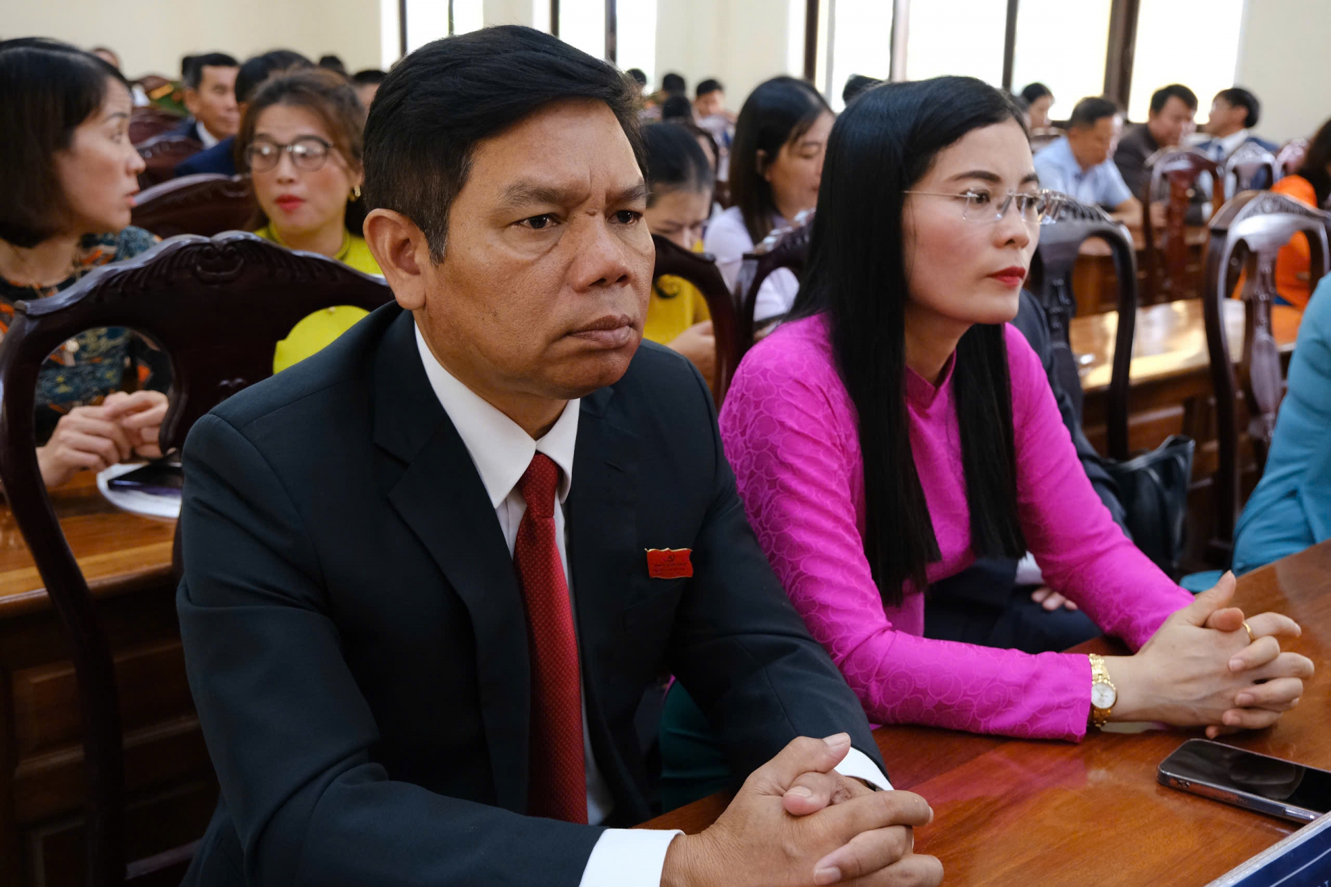 Các đại biểu dự lễ công bố