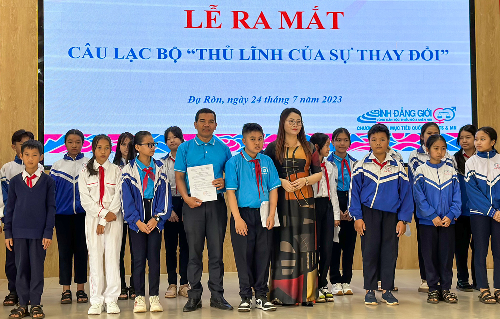 Ra mắt mô hình Câu lạc bộ “Thủ lĩnh của sự thay đổi”