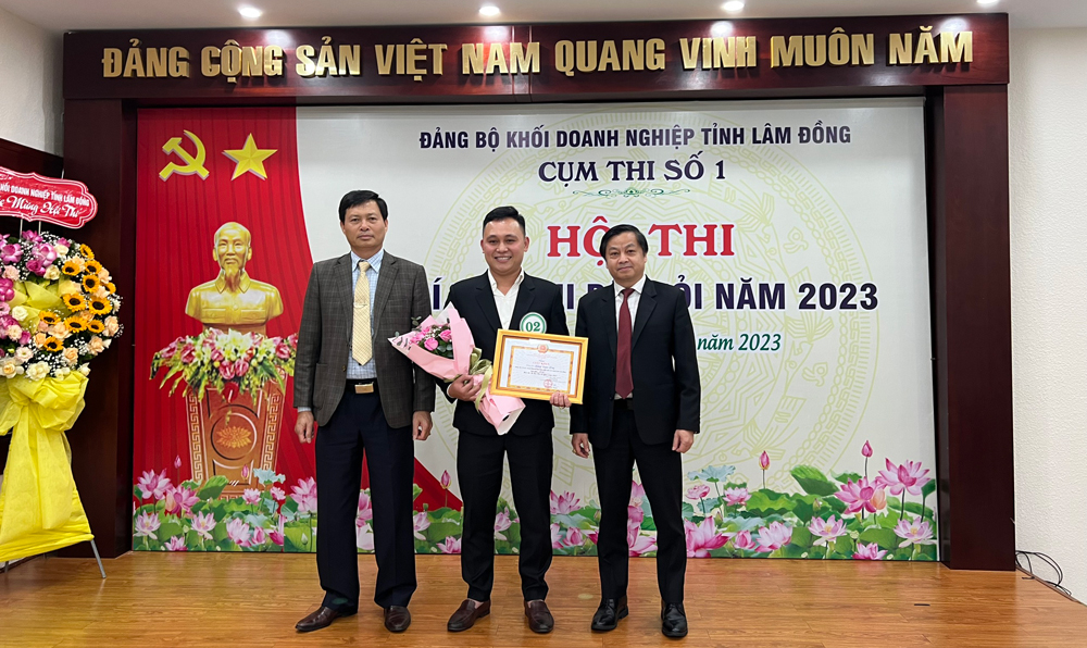 Bế mạc Hội thi Bí thư Chi bộ giỏi cụm thi số 1 của Đảng ủy Khối Doanh nghiệp tỉnh