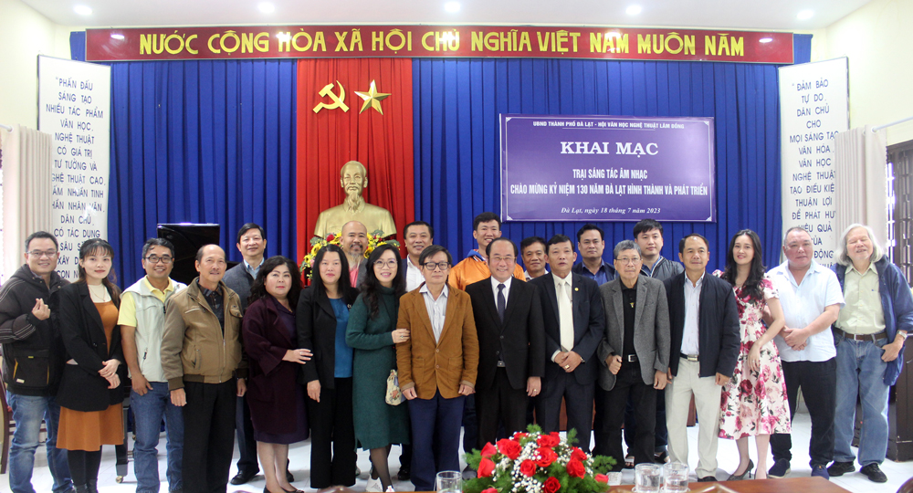 Khai mạc trại sáng tác âm nhạc Đà Lạt 130 năm hình thành và phát triển