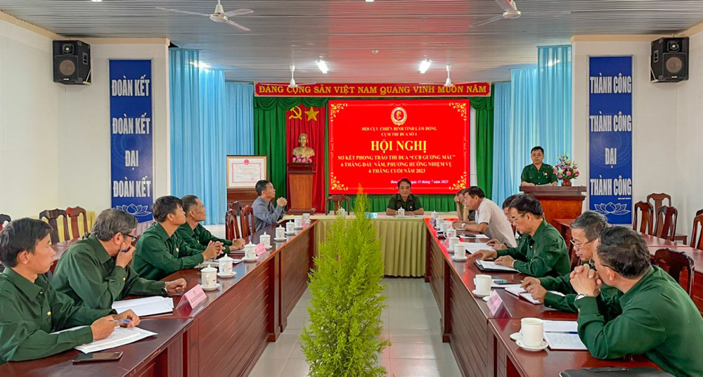 Cụm thi đua số 1 Hội CCB tỉnh: Triển khai hiệu quả nhiều mô hình dân vận khéo