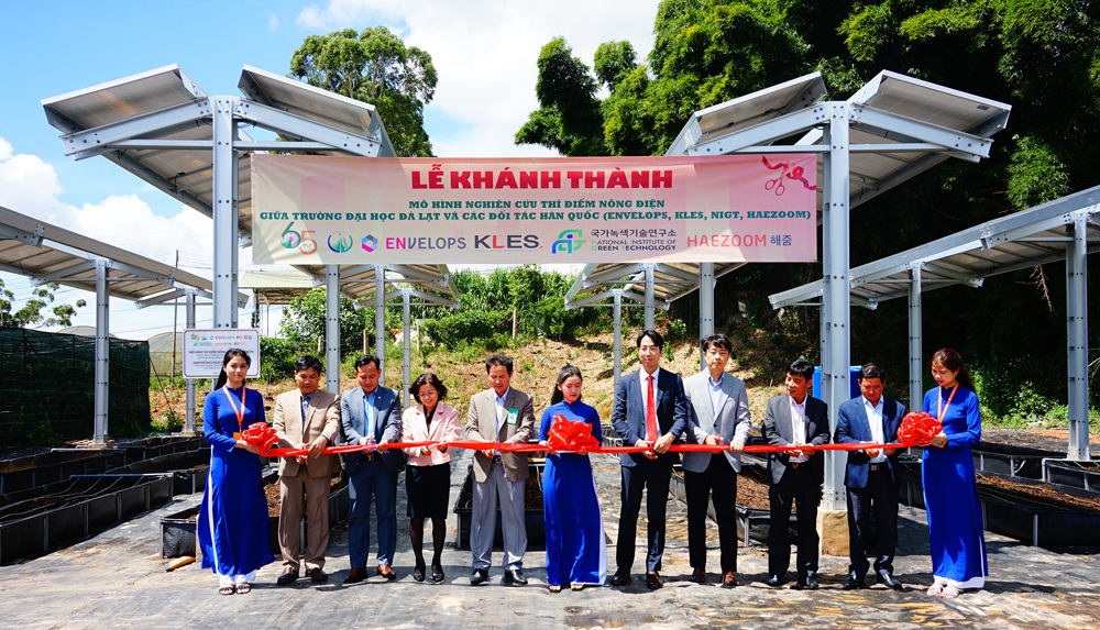 Khánh thành mô hình thí điểm nông điện tại Trường Đại học Đà Lạt