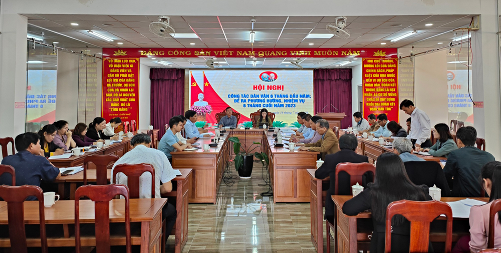Đơn Dương: Sơ kết công tác dân vận 6 tháng đầu năm