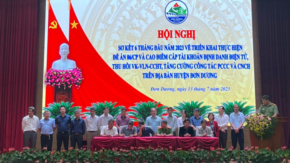 Đơn Dương: Phát động đợt cao điểm cấp mã định danh điện tử