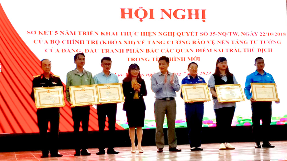 Lạc Dương: Quan tâm lãnh đạo, chỉ đạo triển khai thực hiện có hiệu quả Nghị quyết số 35 của Bộ Chính trị
