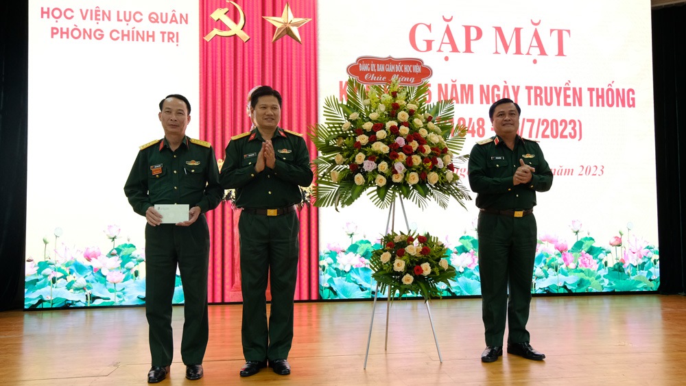 Kỷ niệm 75 năm ngày truyền thống Phòng Chính trị, Học viện Lục quân
