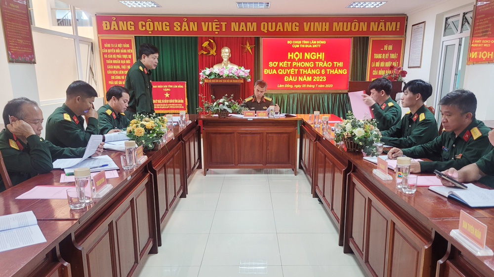 Các cơ quan thuộc Bộ CHQS tỉnh thực hiện tốt phong trào thi đua