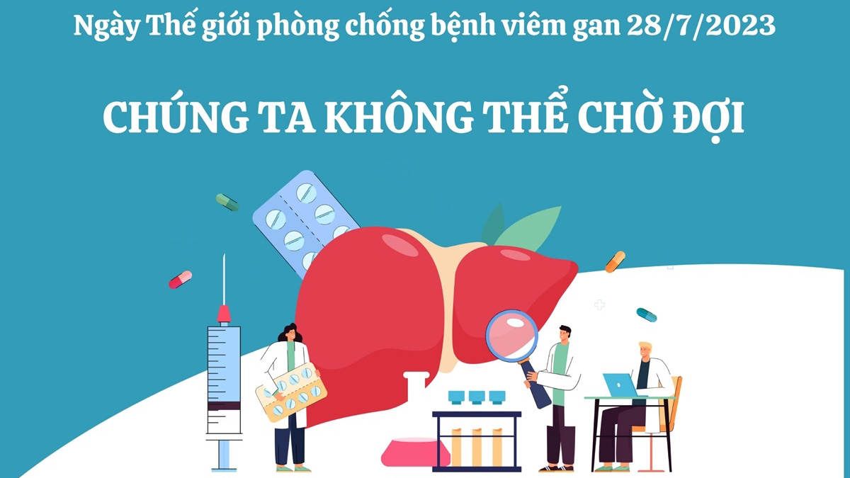 Ngày Thế giới phòng chống bệnh viêm gan 28/7/2023: Chúng ta không chờ đợi