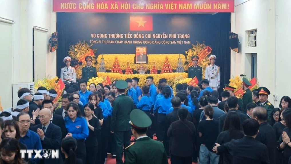 Lễ viếng Tổng Bí thư Nguyễn Phú Trọng ngày 26/7