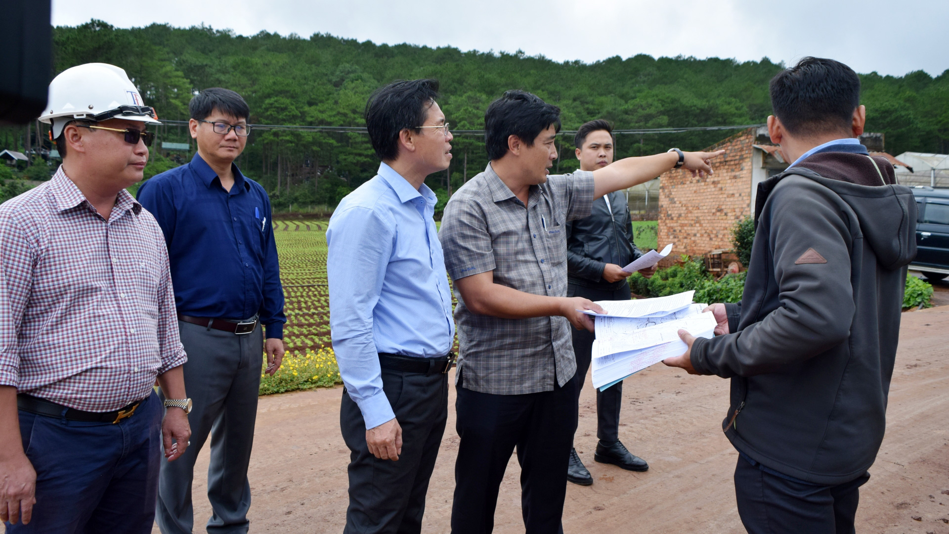 Đức Trọng: Kiểm tra tiến độ thi công khu tái định canh phục vụ Dự án hồ chứa nước Ta Hoét