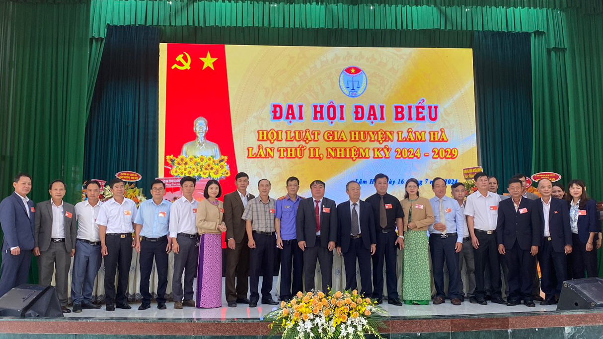 Đại hội đại biểu Hội Luật gia huyện Lâm Hà nhiệm kỳ 2024 - 2029