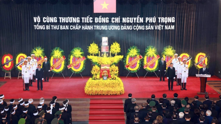 Tổ chức trọng thể Lễ truy điệu Tổng Bí thư Nguyễn Phú Trọng