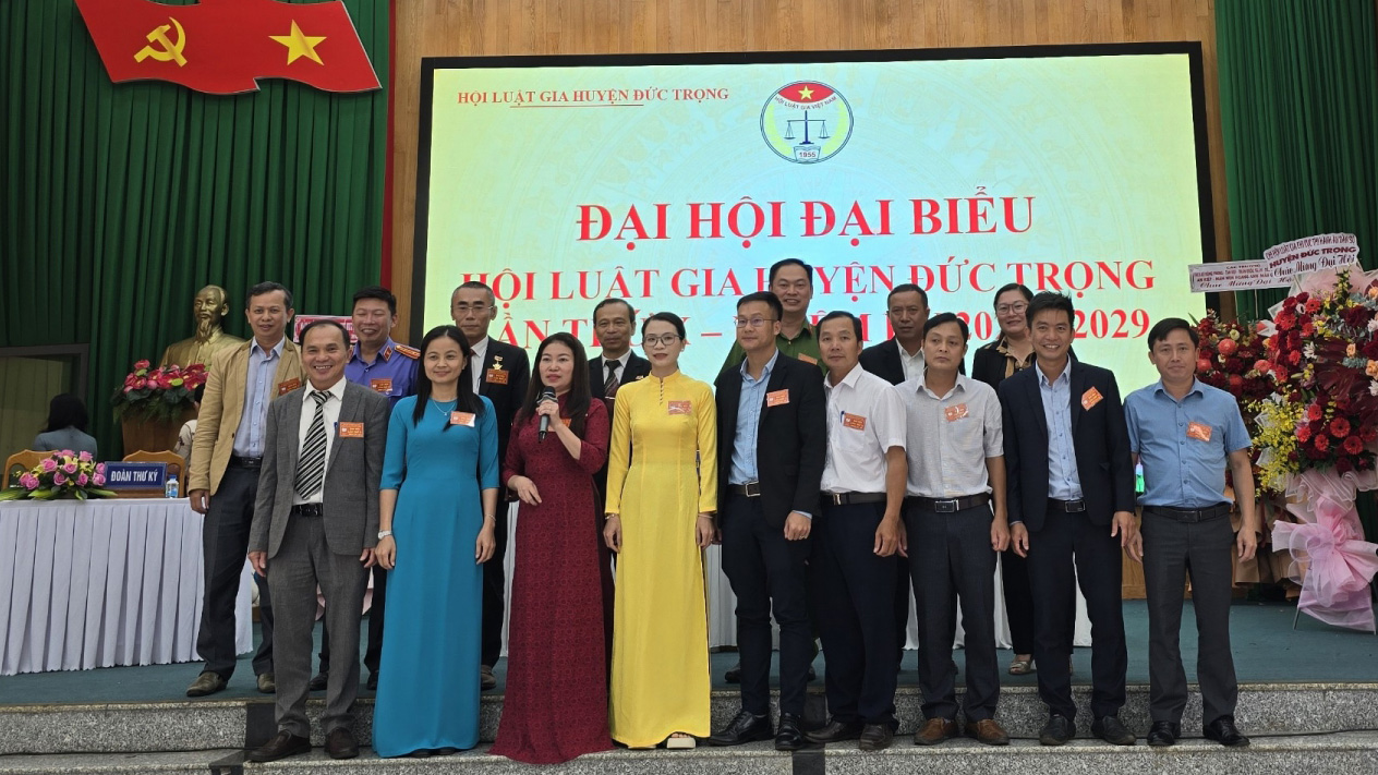 Đại hội đại biểu Hội Luật gia huyện Đức Trọng lần thứ X, nhiệm kỳ 2024-2029