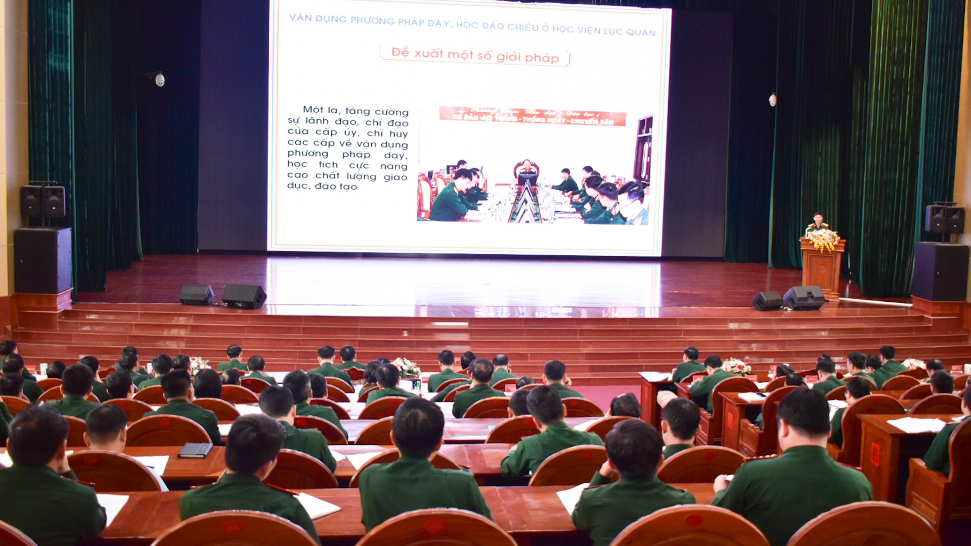 Vận dụng phương pháp dạy, học, nâng cao chất lượng giáo dục và đào tạo ở Học viện Lục quân
