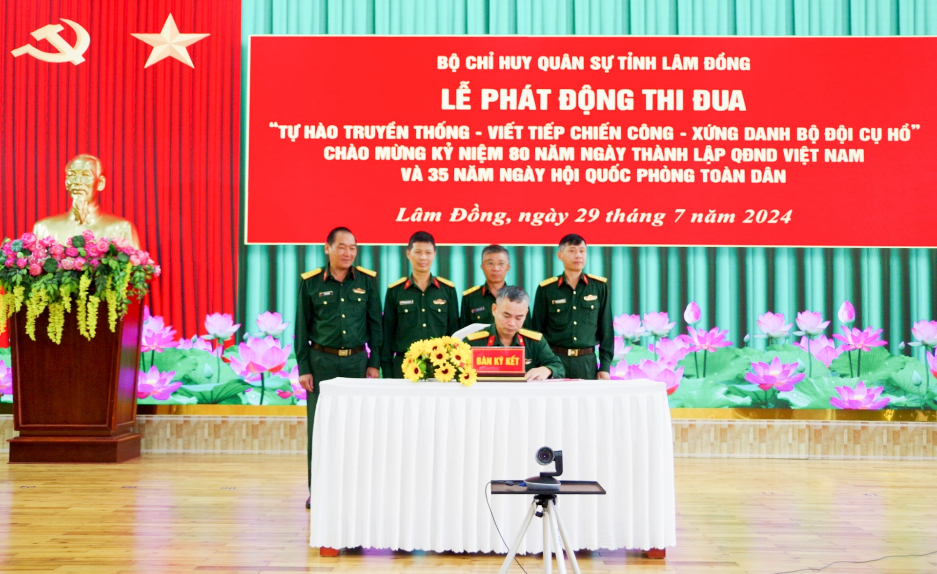Bộ Chỉ huy Quân sự tỉnh phát động thi đua cao điểm