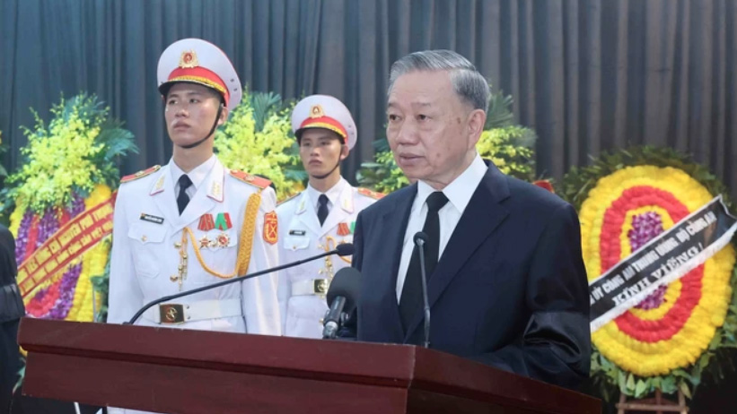 Toàn văn lời điếu tại Lễ truy điệu Tổng Bí thư Nguyễn Phú Trọng