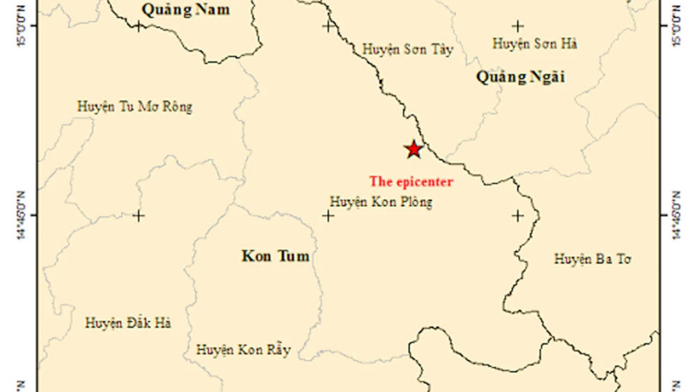 Động đất 5 độ Richter ở Kon Tum, nhiều người dân Lâm Đồng cảm nhận được rung lắc