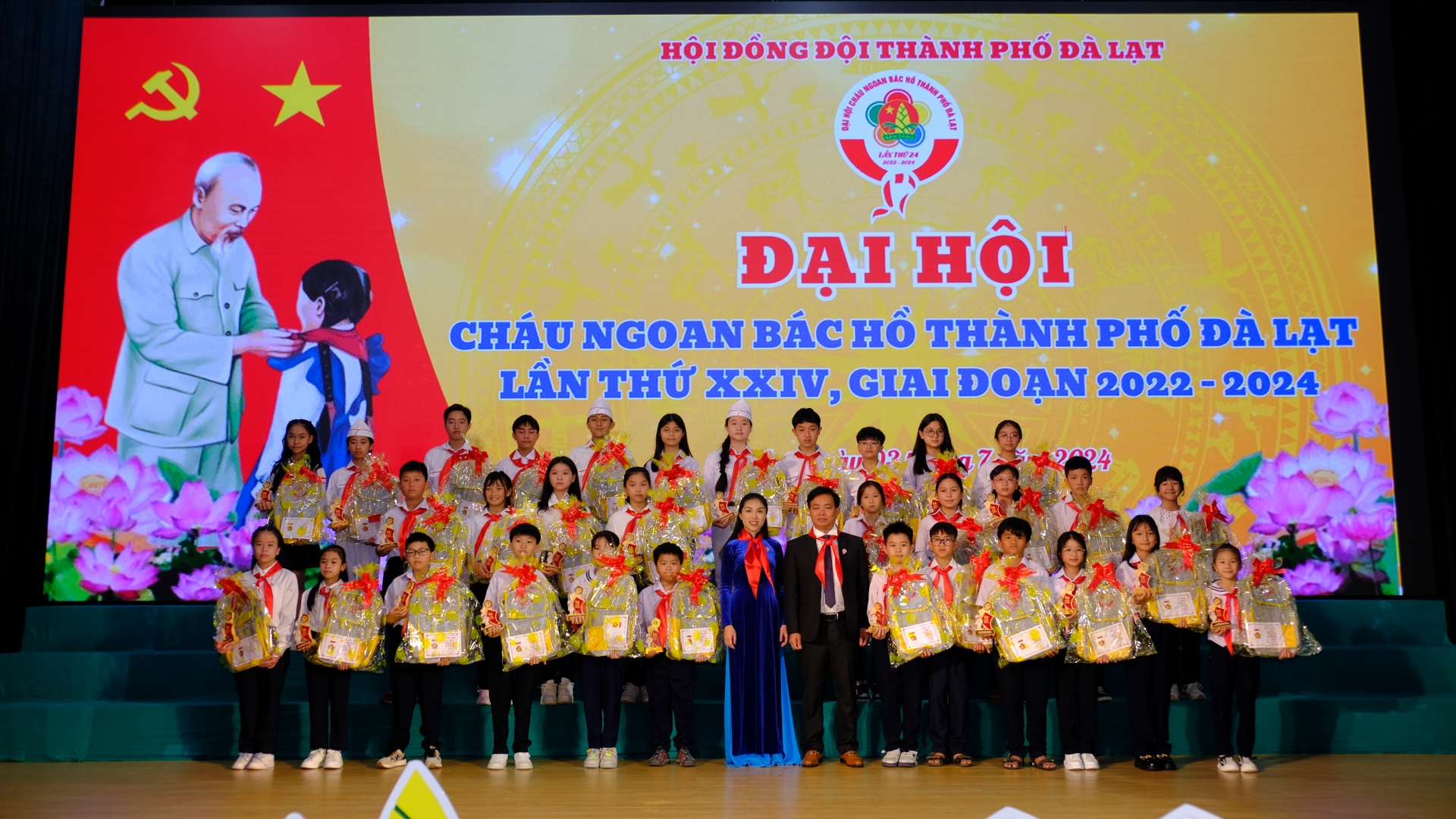 Đà Lạt: Tuyên dương 134 Cháu ngoan Bác Hồ giai đoạn 2022 - 2024
