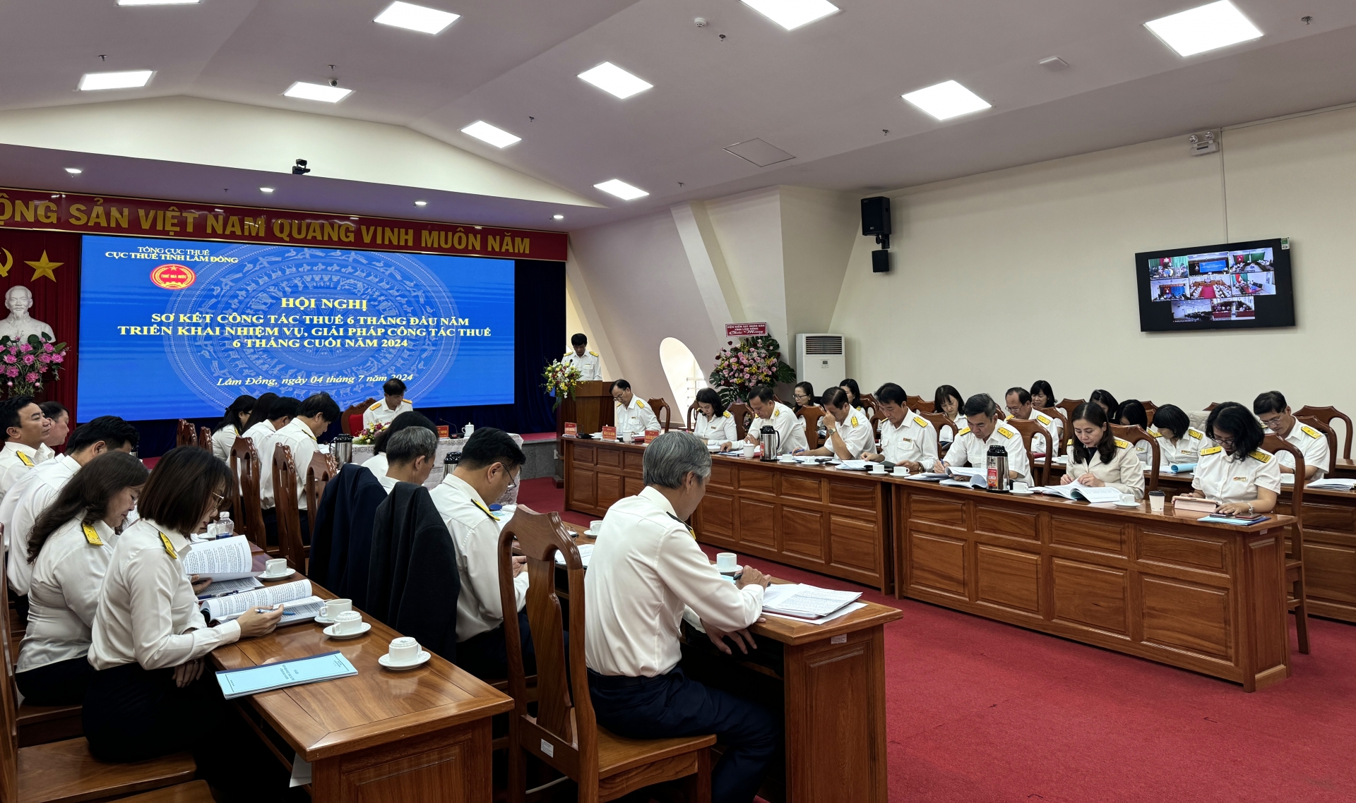 Thu ngân sách 6 tháng đầu năm 2024 bằng 103% cùng kỳ năm ngoái