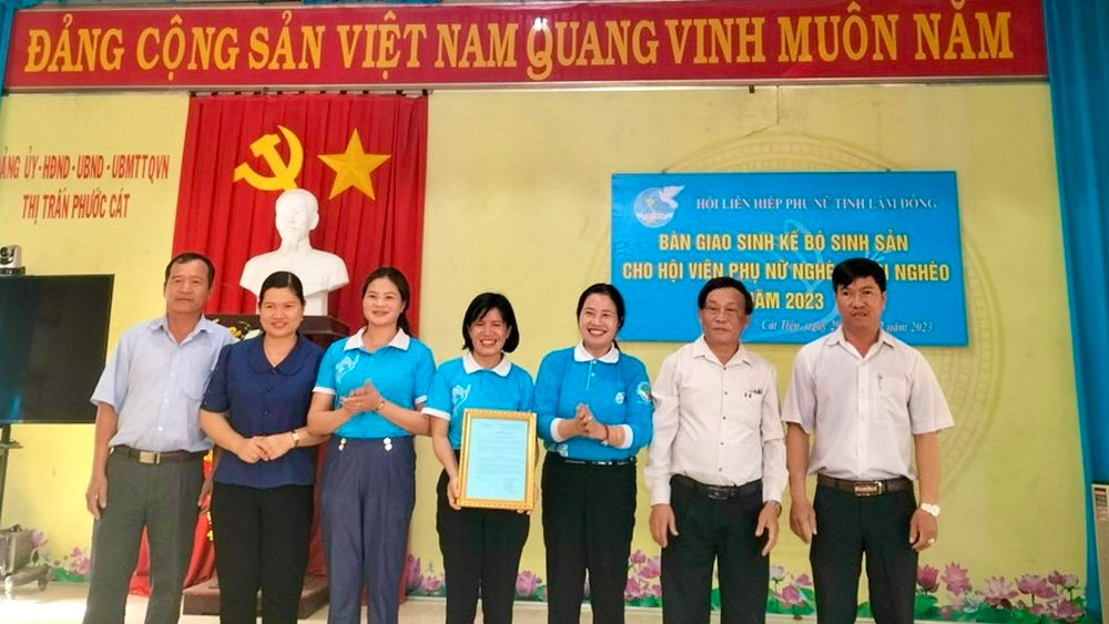Phong trào phụ nữ ngày càng phát triển