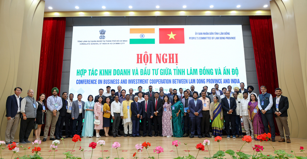 Hội nghị Hợp tác kinh doanh và đầu tư giữa tỉnh Lâm Đồng và Ấn Độ