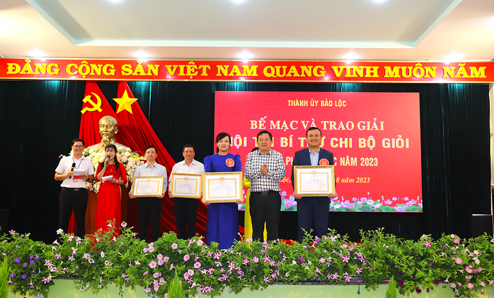 Bảo Lộc: Hội thi Bí thư Chi bộ giỏi năm 2023 thành công tốt đẹp