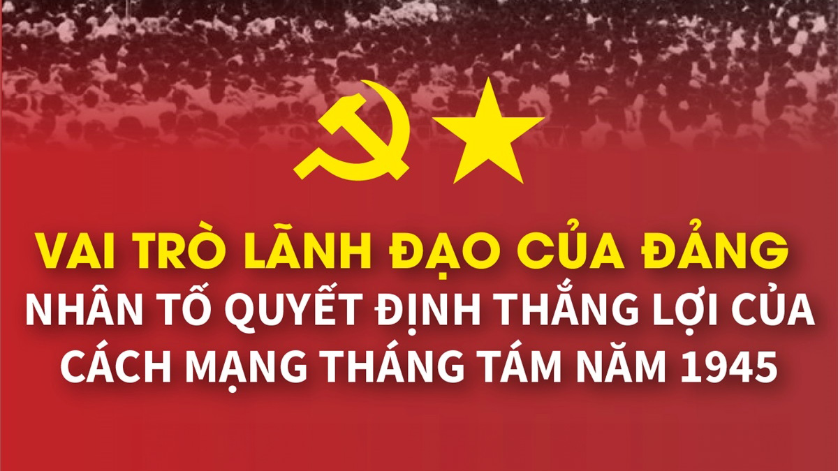 Nhân tố quyết định thắng lợi của Cách mạng Tháng Tám năm 1945