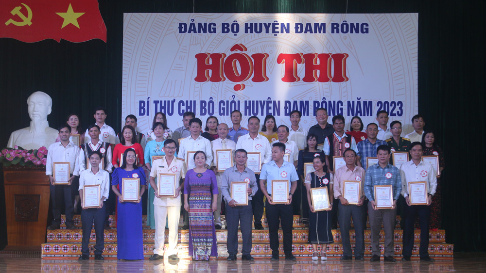 Đam Rông tổ chức thành công Hội thi Bí thư Chi bộ giỏi
