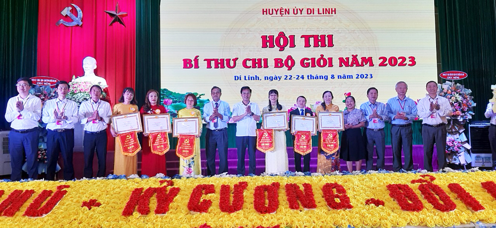 Di Linh: 36 thí sinh tham dự Hội thi Bí thư Chi bộ giỏi