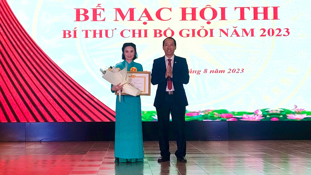 Lạc Dương tổ chức thành công Hội thi Bí thư chi bộ giỏi năm 2023