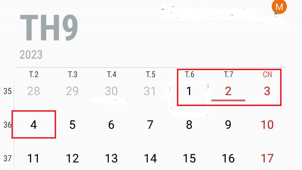 Những lưu ý về lịch nghỉ lễ 2/9/2023 người lao động cần biết