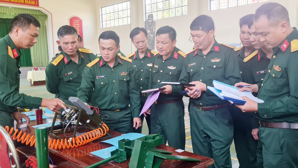 59 sáng kiến tại Hội thi sáng kiến lực lượng vũ trang năm 2023