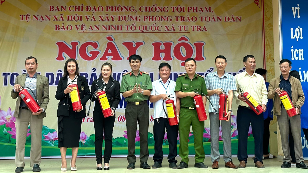 Xã Tu Tra nâng cao chất lượng ''Phong trào Toàn dân bảo vệ an ninh Tổ quốc'' trong tình hình mới