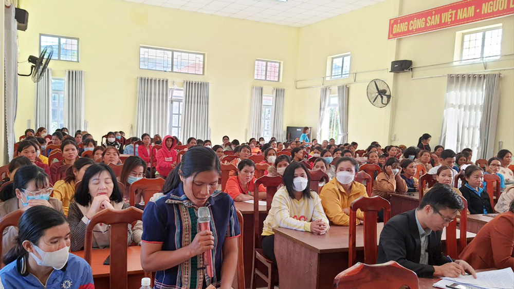 Đam Rông: Đẩy mạnh thực hiện bình đẳng giới