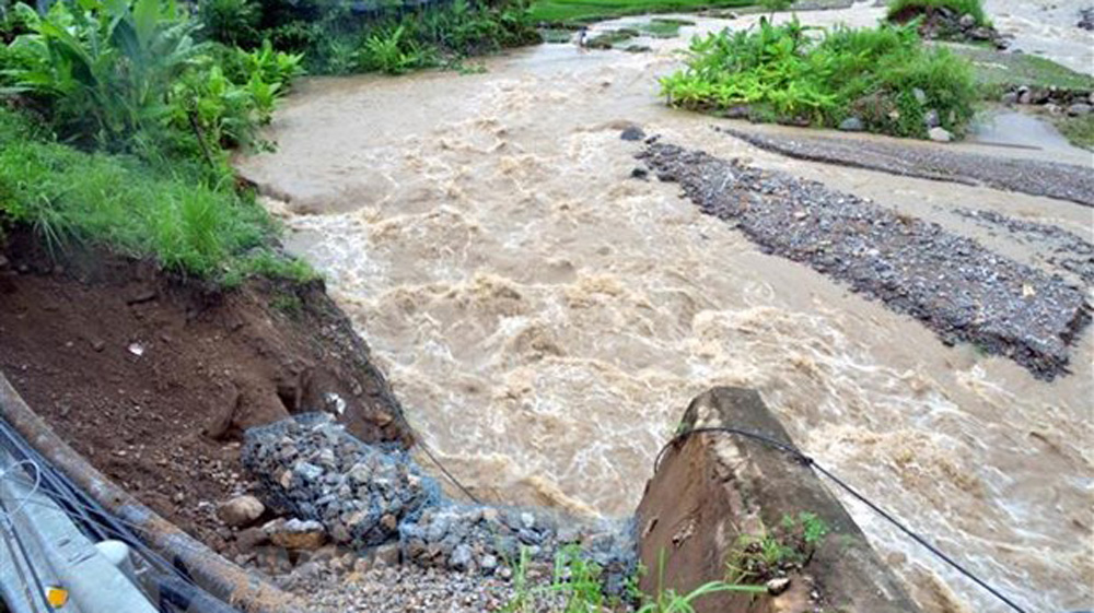 Mưa lớn tiếp diễn tại một số địa phương khu vực phía Bắc