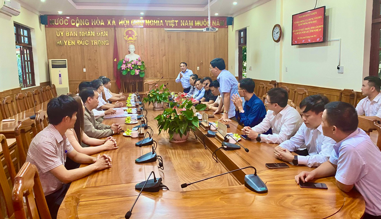 Đoàn công tác huyện Nghi Lộc, tỉnh Nghệ An tham quan, trao đổi kinh nghiệm tại huyện Đức Trọng